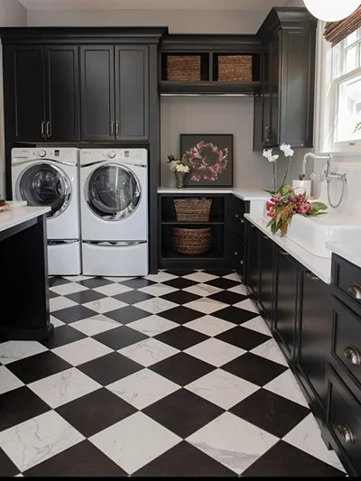 Dark Laundry Room Vibes: Moody, Fierce, and Totally Extra